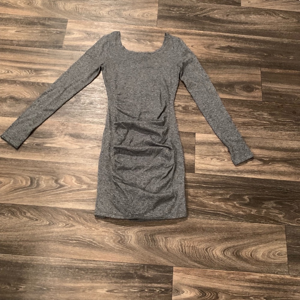 Express sexy open back sweater dress XS